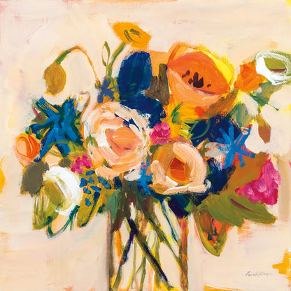 Boho Blooms by Pamela Munger. SKU 70540a. Archival Giclee Fine art print for wall decor.