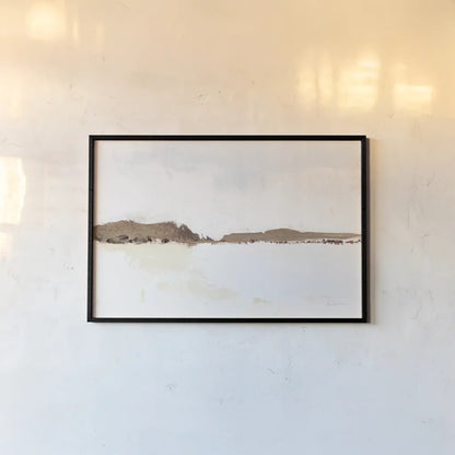 Calm Water Light by Pamela Munger. shown as a paper print in a black flame. Available as a archival giclee rolled canvas, fine art paper, or poster print. SKU 75002i.