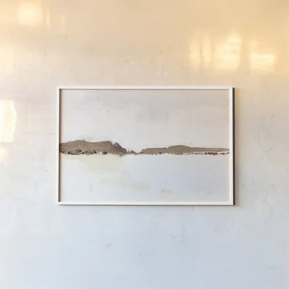 Calm Water Light by Pamela Munger. shown as a paper print in a white frame. Available as a archival giclee rolled canvas, fine art paper, or poster print. SKU 75002i.