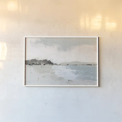 Calm Water Neutral by Pamela Munger. shown as a paper print in a white frame. Available as a archival giclee rolled canvas, fine art paper, or poster print. SKU 73870i.