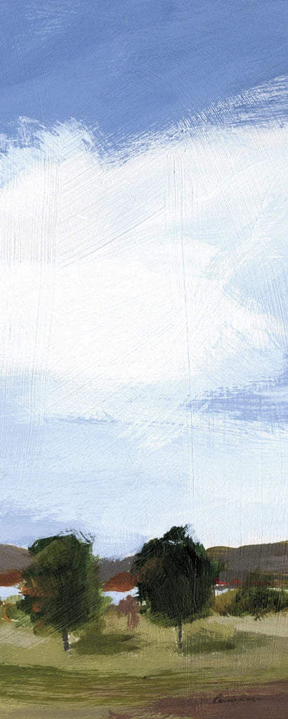 Catcalling Clouds Panel I by Pamela Munger