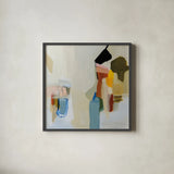 Climb by Pamela Munger. Shown in a sleek black glass frame for a contemporary gallery look. Available as an archival giclee rolled canvas, fine art paper, or poster print. SKU 84123a.