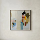 Climb by Pamela Munger. Shown in a natural wood glass frame for a timeless modern aesthetic. Available as an archival giclee rolled canvas, fine art paper, or poster print. SKU 84123a.