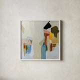 Climb by Pamela Munger. Shown in a crisp white glass frame for a clean and minimalist style. Available as an archival giclee rolled canvas, fine art paper, or poster print. SKU 84123a.