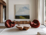 Dark Hillside by Pamela Munger. Shown as extra-large giant wall art in a modern living room. Available as an archival giclee rolled canvas, fine art paper, or poster print. SKU 99414a.