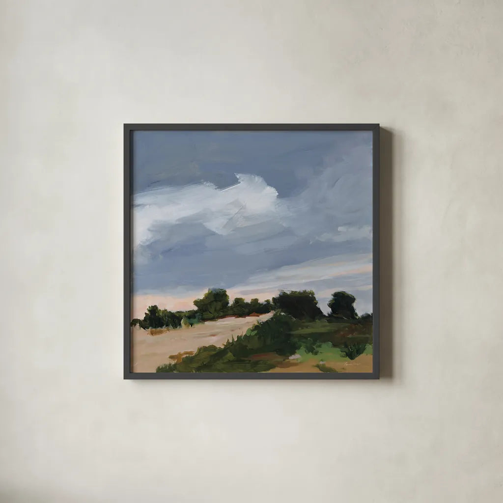 Darkening by Pamela Munger. Shown in a sleek black glass frame for a contemporary gallery look. Available as an archival giclee rolled canvas, fine art paper, or poster print. SKU 88433a.