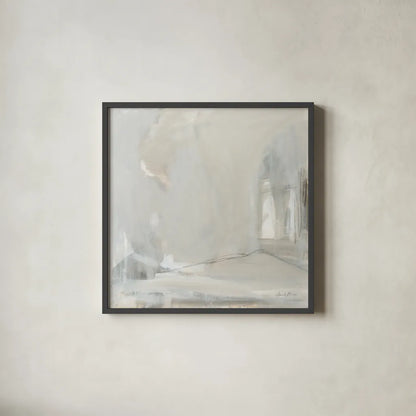 Delicate Gray by Pamela Munger. Shown in a sleek black glass frame for a contemporary gallery look. Available as an archival giclee rolled canvas, fine art paper, or poster print. SKU 68967a.