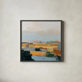 Dreams Out West by Pamela Munger. Shown in a sleek black glass frame for a contemporary gallery look. Available as an archival giclee rolled canvas, fine art paper, or poster print. SKU 72447a.