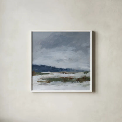 Early December by Pamela Munger. Shown in a crisp white glass frame for a clean and minimalist style. Available as an archival giclee rolled canvas, fine art paper, or poster print. SKU 89356a.