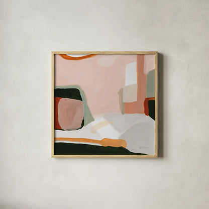 Earthen by Pamela Munger. Shown in a natural wood glass frame for a timeless modern aesthetic. Available as an archival giclee rolled canvas, fine art paper, or poster print. SKU 84124a.