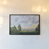 Evening Skies I by Pamela Munger. shown as a paper print in a black flame. Available as a archival giclee rolled canvas, fine art paper, or poster print. SKU 72544i.