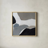Faze by Pamela Munger. Shown in a natural wood glass frame for a timeless modern aesthetic. Available as an archival giclee rolled canvas, fine art paper, or poster print. SKU 76902a.