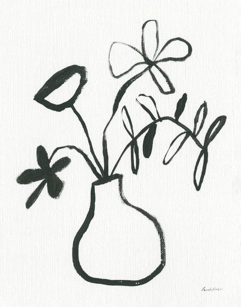 Floral Sketch I by Pamela Munger