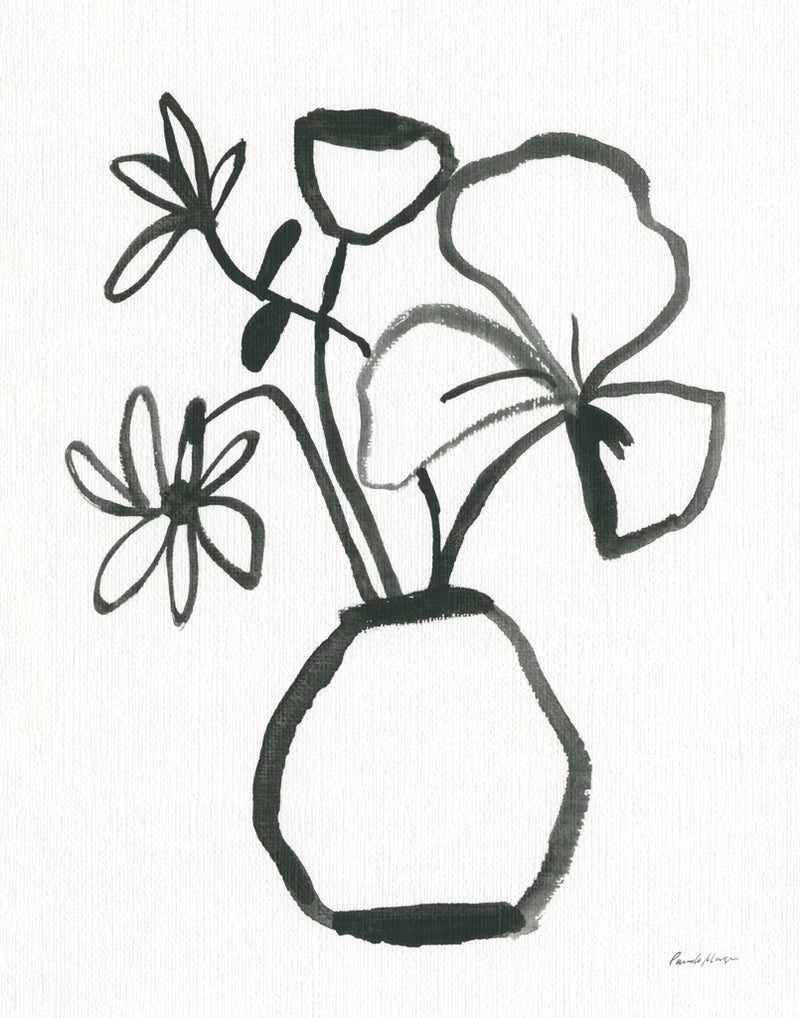 Floral Sketch II by Pamela Munger