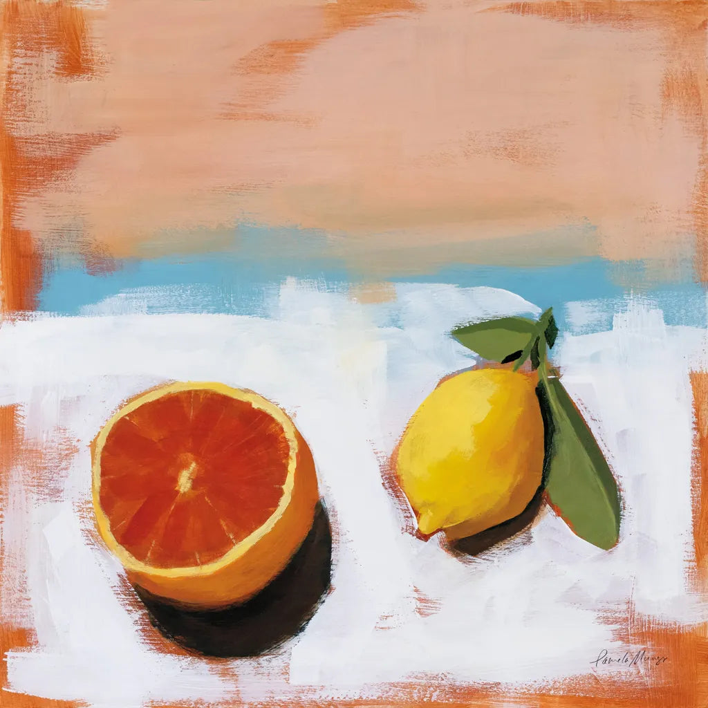 Fruit and Cheer I by Pamela Munger. SKU 68965a. Archival Giclee Fine art print for wall decor.