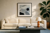 Graze by Pamela Munger. Displayed in a glass frame with matte in a clean modern living room. Available as an archival giclee rolled canvas, fine art paper, or poster print. SKU 72777a.