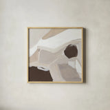 Graze Warm by Pamela Munger. Shown in a natural wood glass frame for a timeless modern aesthetic. Available as an archival giclee rolled canvas, fine art paper, or poster print. SKU 73673a.