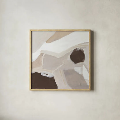 Graze Warm by Pamela Munger. Shown in a natural wood glass frame for a timeless modern aesthetic. Available as an archival giclee rolled canvas, fine art paper, or poster print. SKU 73673a.