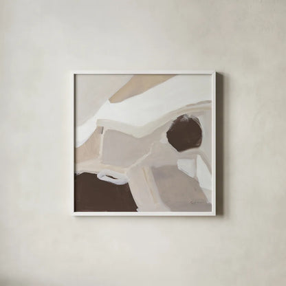Graze Warm by Pamela Munger. Shown in a crisp white glass frame for a clean and minimalist style. Available as an archival giclee rolled canvas, fine art paper, or poster print. SKU 73673a.