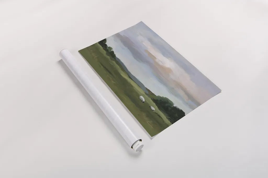 Grazing by Pamela Munger. shown as a rolled paper print. Available as archival giclee rolled canvas, fine art paper, or poster print. SKU 84604i.