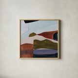 Habitation by Pamela Munger. Shown in a natural wood glass frame for a timeless modern aesthetic. Available as an archival giclee rolled canvas, fine art paper, or poster print. SKU 98325a.