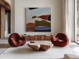 Habitation by Pamela Munger. Shown as extra-large giant wall art in a modern living room. Available as an archival giclee rolled canvas, fine art paper, or poster print. SKU 98325a.