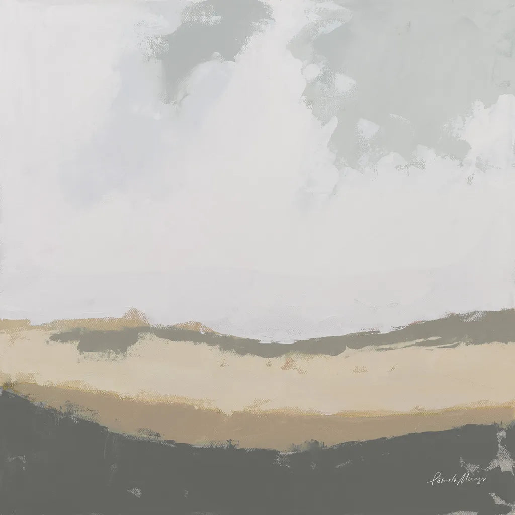 Hills Beyond Hills Neutral by Pamela Munger. SKU 73947a. Archival Giclee Fine art print for wall decor.