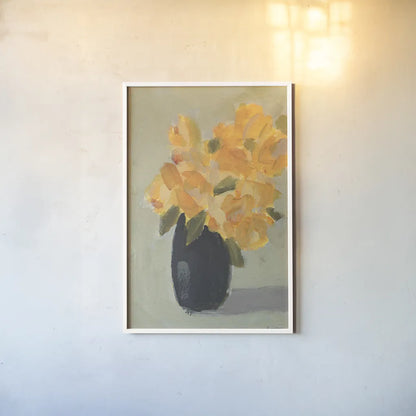 Hope Bouquet by Pamela Munger. shown as a paper print in a white frame. Available as a archival giclee rolled canvas, fine art paper, or poster print. SKU 94190h.
