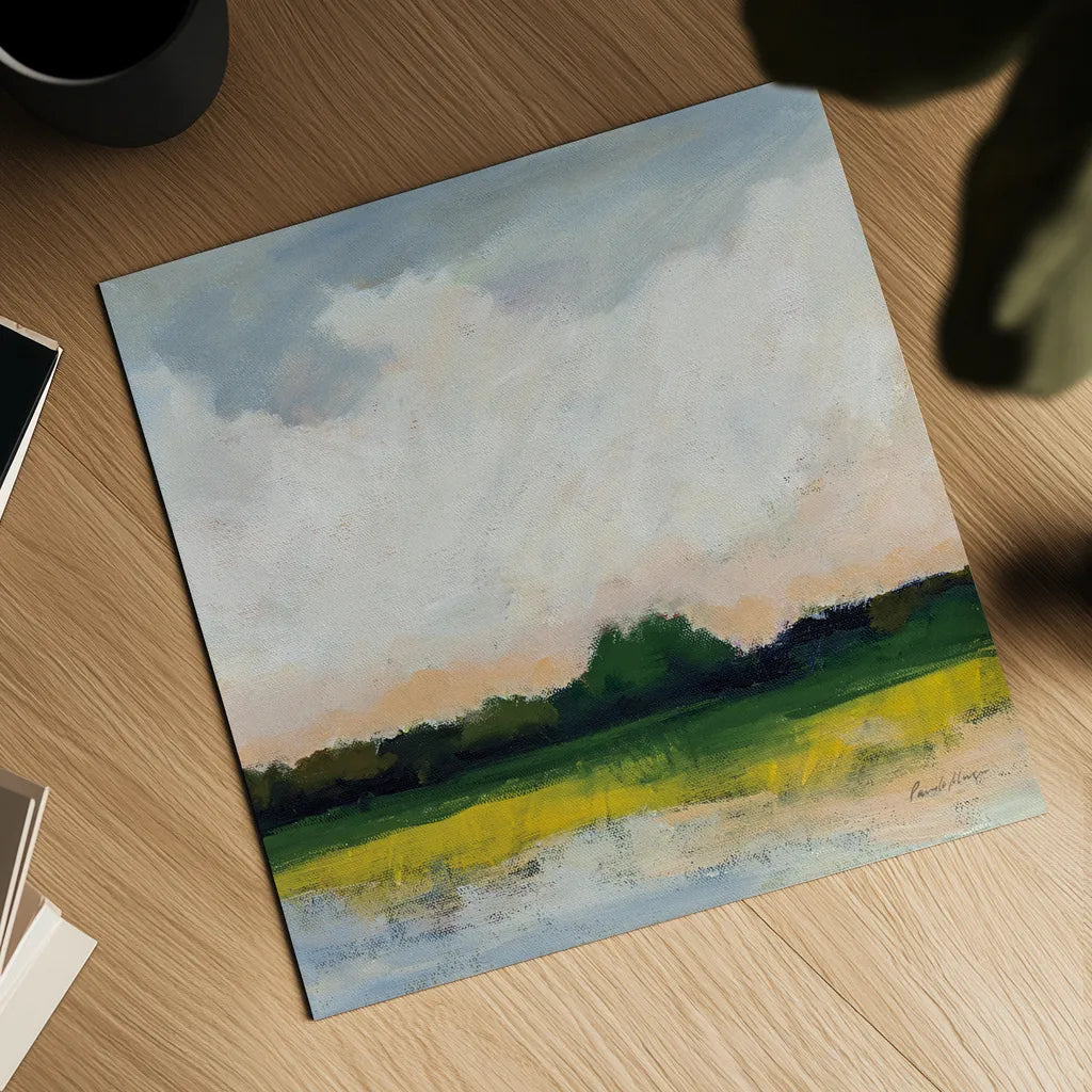 July Morning by Pamela Munger. Shown as a detailed flat fine art print, highlighting archival giclee quality. Available as an archival giclee rolled canvas, fine art paper, or poster print. SKU 80784a.