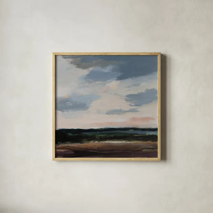 June Light by Pamela Munger. Shown in a natural wood glass frame for a timeless modern aesthetic. Available as an archival giclee rolled canvas, fine art paper, or poster print. SKU 92550a.