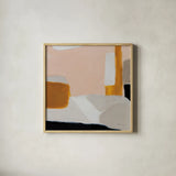 Levity by Pamela Munger. Shown in a natural wood glass frame for a timeless modern aesthetic. Available as an archival giclee rolled canvas, fine art paper, or poster print. SKU 76300a.