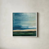 Life Light by Pamela Munger. Shown in a crisp white glass frame for a clean and minimalist style. Available as an archival giclee rolled canvas, fine art paper, or poster print. SKU 85190a.