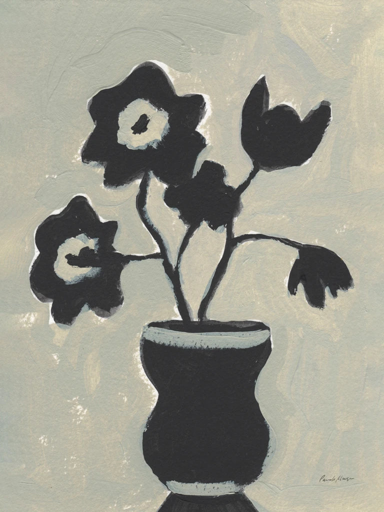 Little Black Floral by Pamela Munger
