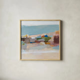 Moab by Pamela Munger. Shown in a natural wood glass frame for a timeless modern aesthetic. Available as an archival giclee rolled canvas, fine art paper, or poster print. SKU 74328a.
