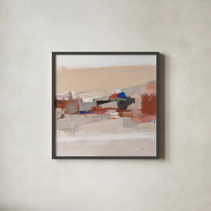 Moab Neutral by Pamela Munger. Shown in a sleek black glass frame for a contemporary gallery look. Available as an archival giclee rolled canvas, fine art paper, or poster print. SKU 77888a.