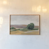 Nature Walk v2 by Pamela Munger. shown as a paper print in a natural frame. Available as a archival giclee rolled canvas, fine art paper, or poster print. SKU 80645i.