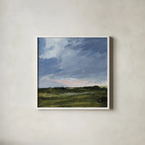 Nature is Never Spent by Pamela Munger. Shown in a crisp white glass frame for a clean and minimalist style. Available as an archival giclee rolled canvas, fine art paper, or poster print. SKU 90193a.