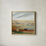 November Layers by Pamela Munger. Shown in a natural wood glass frame for a timeless modern aesthetic. Available as an archival giclee rolled canvas, fine art paper, or poster print. SKU 82846a.