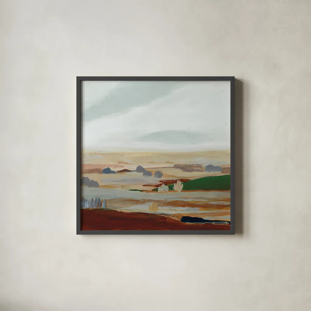 November Layers II by Pamela Munger. Shown in a sleek black glass frame for a contemporary gallery look. Available as an archival giclee rolled canvas, fine art paper, or poster print. SKU 95369a.
