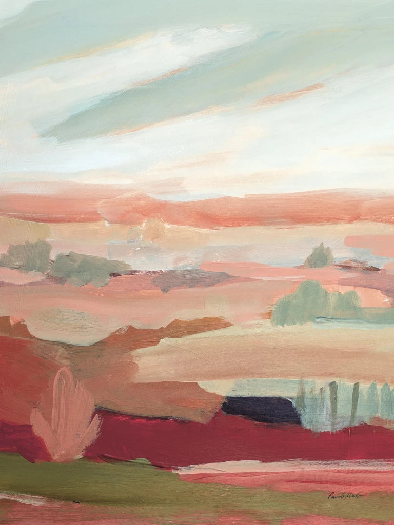 November Layers Pink Crop by Pamela Munger