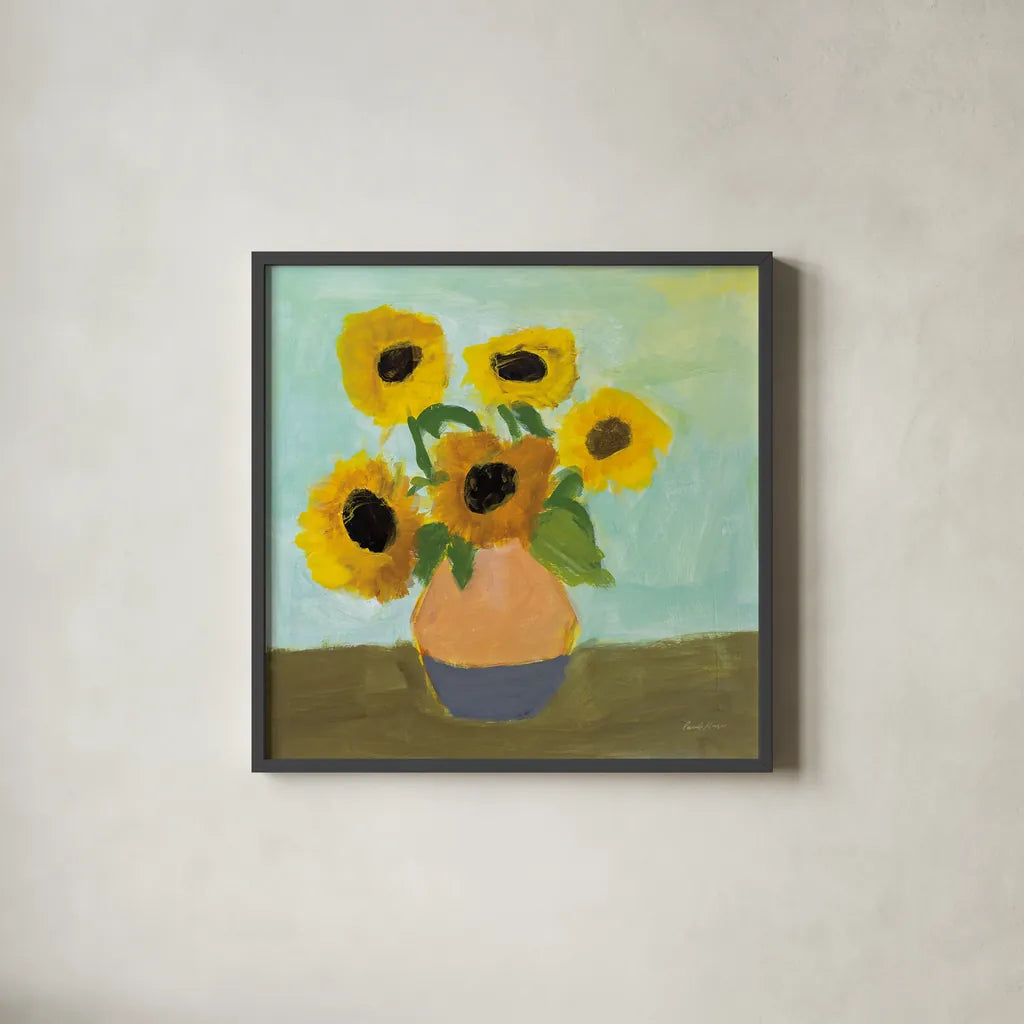 Ode to VG by Pamela Munger. Shown in a sleek black glass frame for a contemporary gallery look. Available as an archival giclee rolled canvas, fine art paper, or poster print. SKU 82844a.