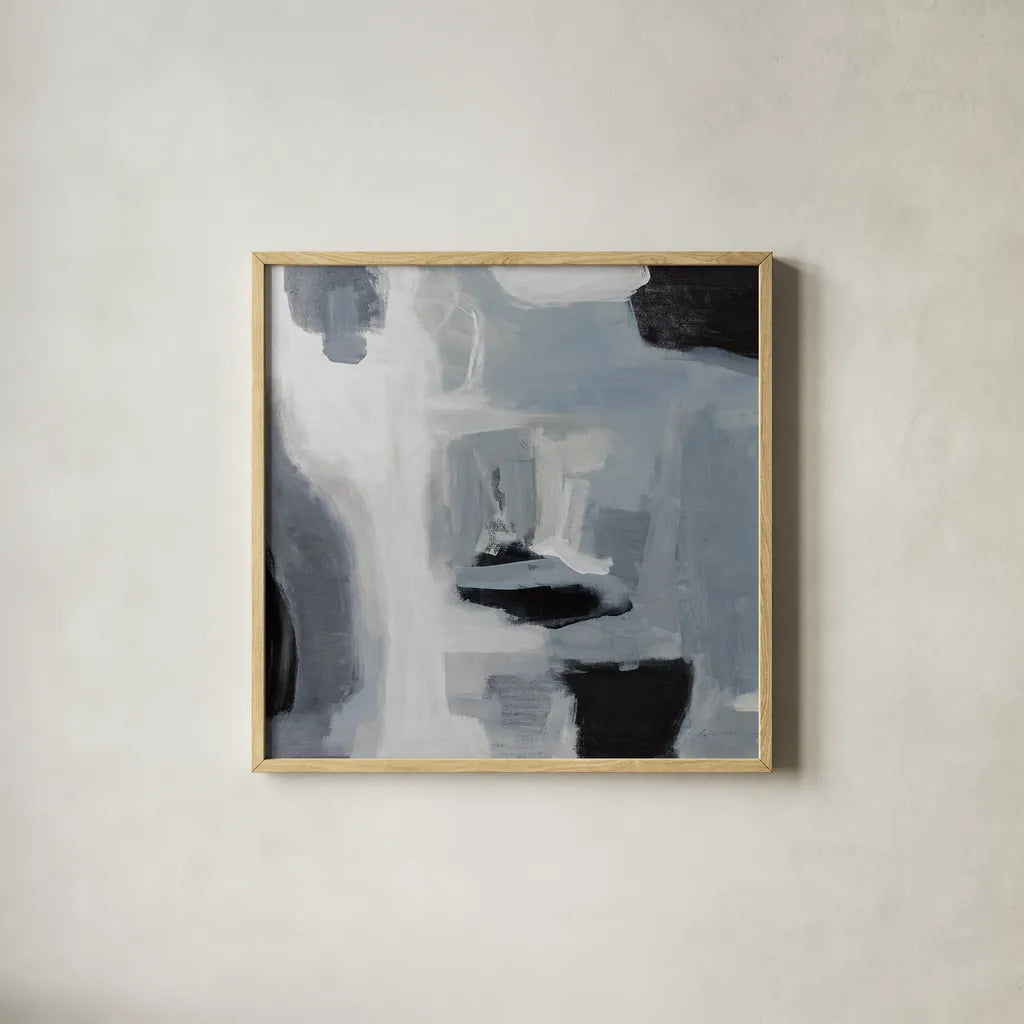 On the Cape Gray Crop by Pamela Munger. Shown in a natural wood glass frame for a timeless modern aesthetic. Available as an archival giclee rolled canvas, fine art paper, or poster print. SKU 75629a.