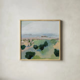 On the Way to Joshua Tree by Pamela Munger. Shown in a natural wood glass frame for a timeless modern aesthetic. Available as an archival giclee rolled canvas, fine art paper, or poster print. SKU 79975a.