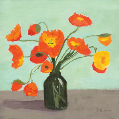 Orange Poppies by Pamela Munger. SKU 79318a. Archival Giclee Fine art print for wall decor.