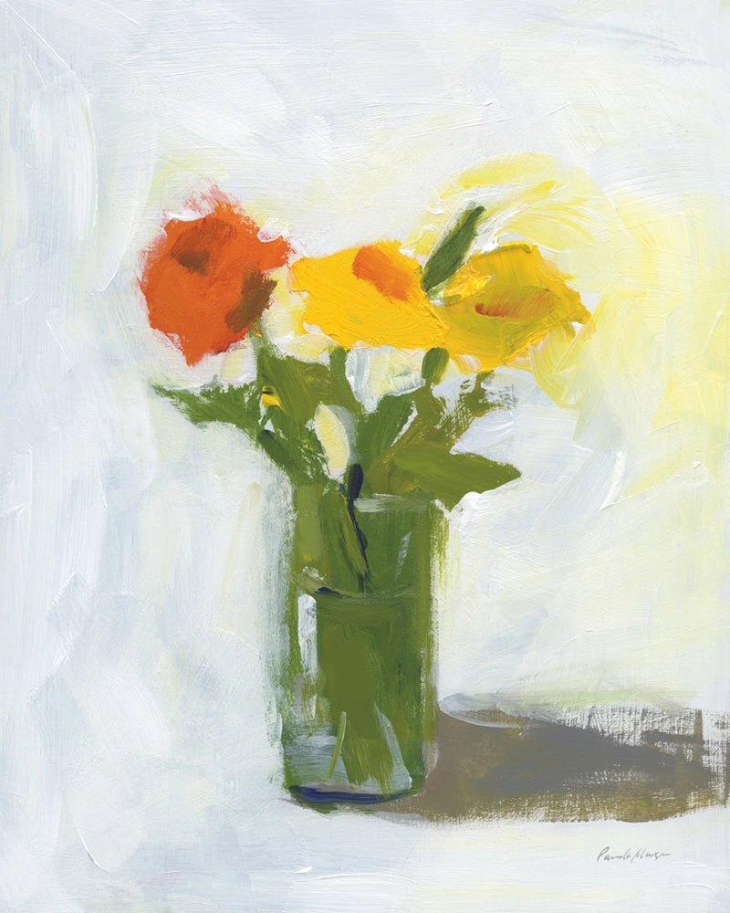 Orange and Yellow Floral by Pamela Munger