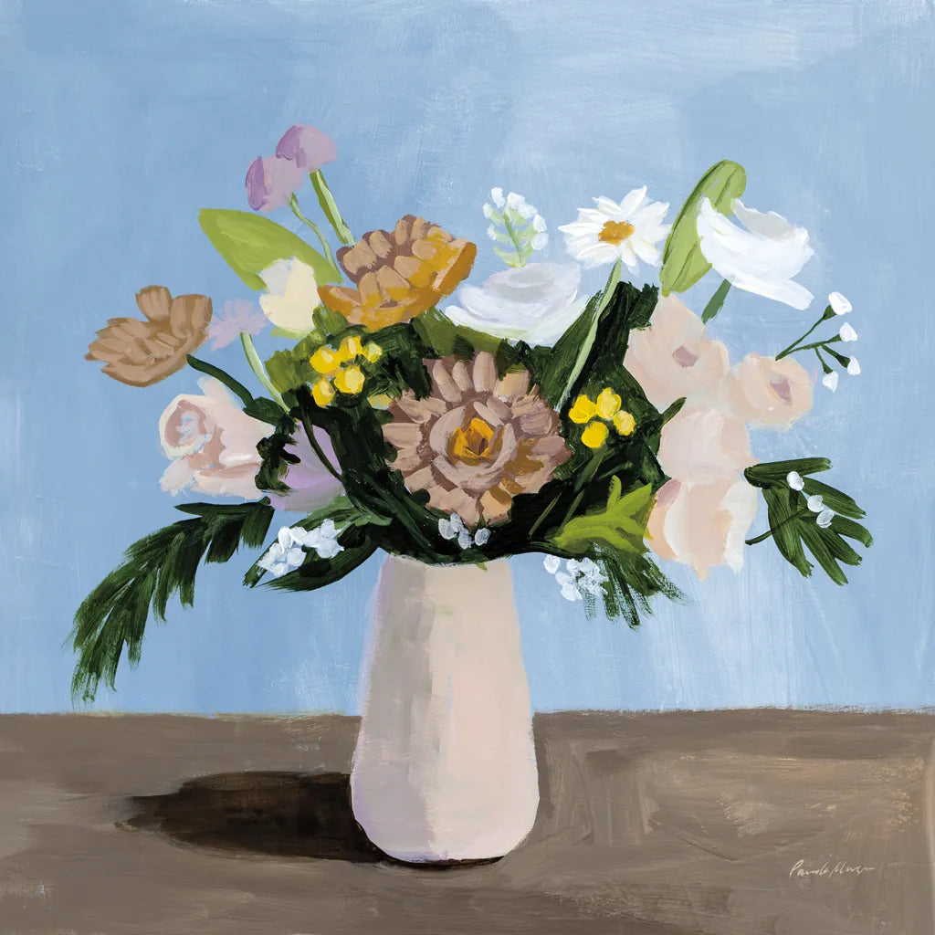 Pinks with Whites by Pamela Munger. SKU 83522a. Archival Giclee Fine art print for wall decor.