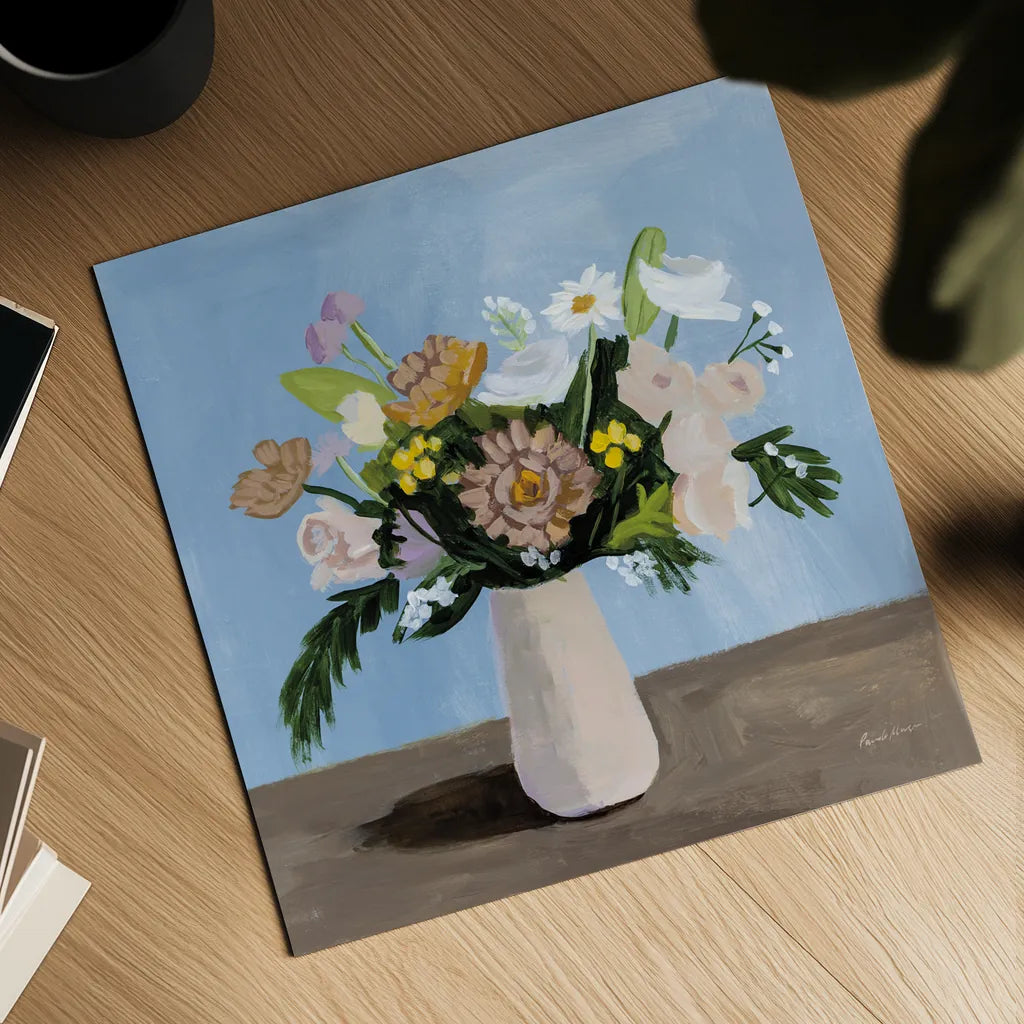 Pinks with Whites by Pamela Munger. Shown as a detailed flat fine art print, highlighting archival giclee quality. Available as an archival giclee rolled canvas, fine art paper, or poster print. SKU 83522a.