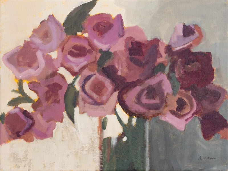 Plum Blooms by Pamela Munger