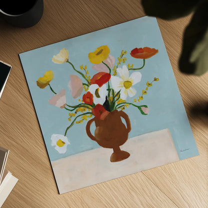 Popping by Pamela Munger. Shown as a detailed flat fine art print, highlighting archival giclee quality. Available as an archival giclee rolled canvas, fine art paper, or poster print. SKU 100272a.