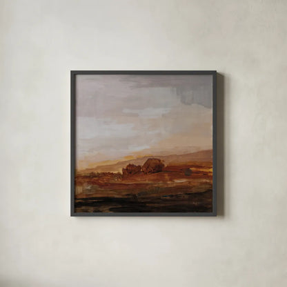 Redlands by Pamela Munger. Shown in a sleek black glass frame for a contemporary gallery look. Available as an archival giclee rolled canvas, fine art paper, or poster print. SKU 96581a.